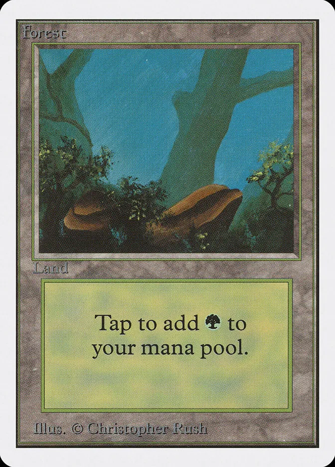 1993 Unlimited Edition Forest common #300 common card image