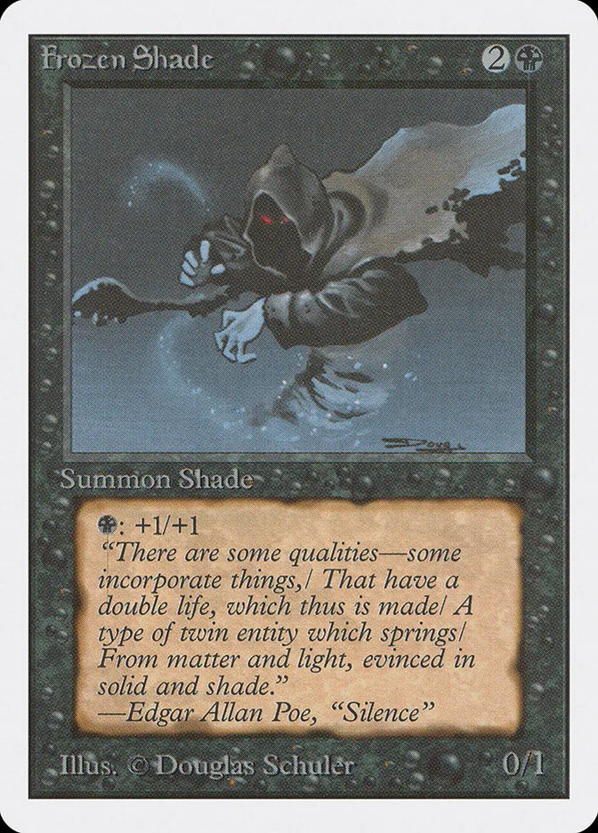 1993 Unlimited Edition Frozen Shade #110 common card image