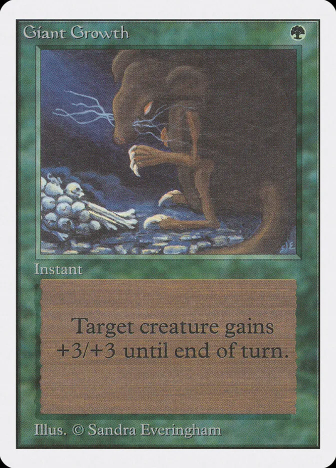 1993 Unlimited Edition Giant Growth #198 common card image
