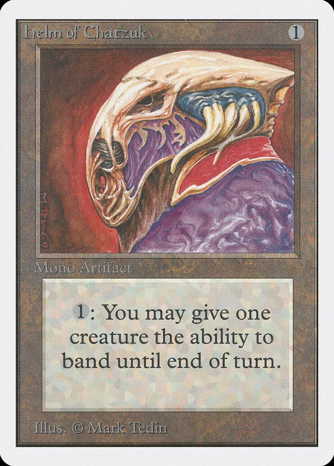 1993 Unlimited Edition Helm of Chatzuk #247 rare card image