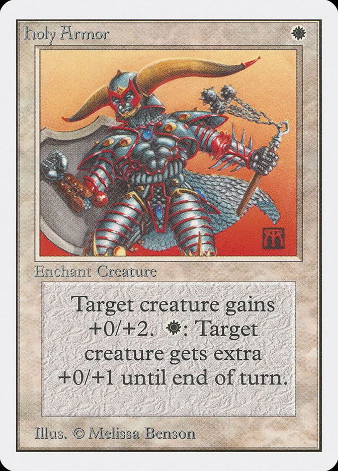 1993 Unlimited Edition Holy Armor common #24 common card image