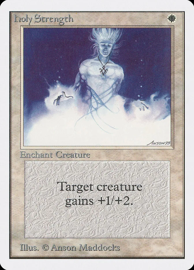 1993 Unlimited Edition Holy Strength common #25 common card image