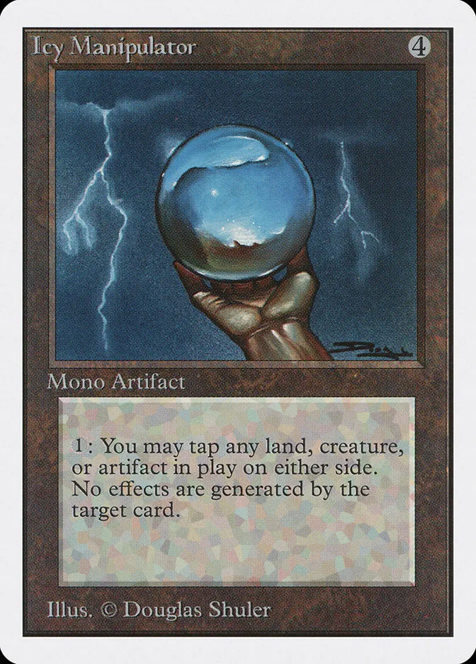1993 Unlimited Edition Icy Manipulator uncommon #249 uncommon card image