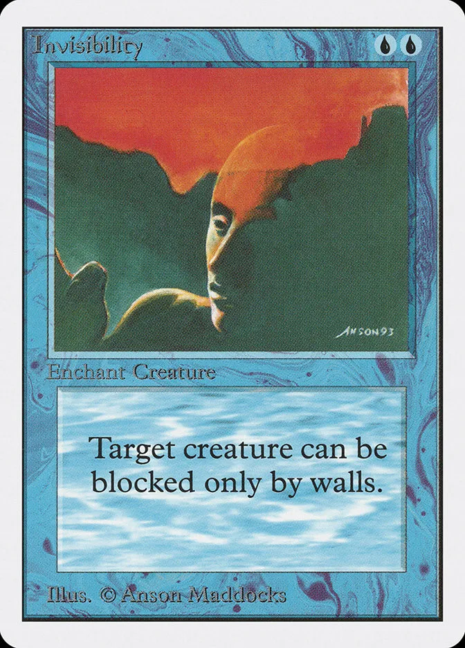 1993 Unlimited Edition Invisibility common #60 common card image