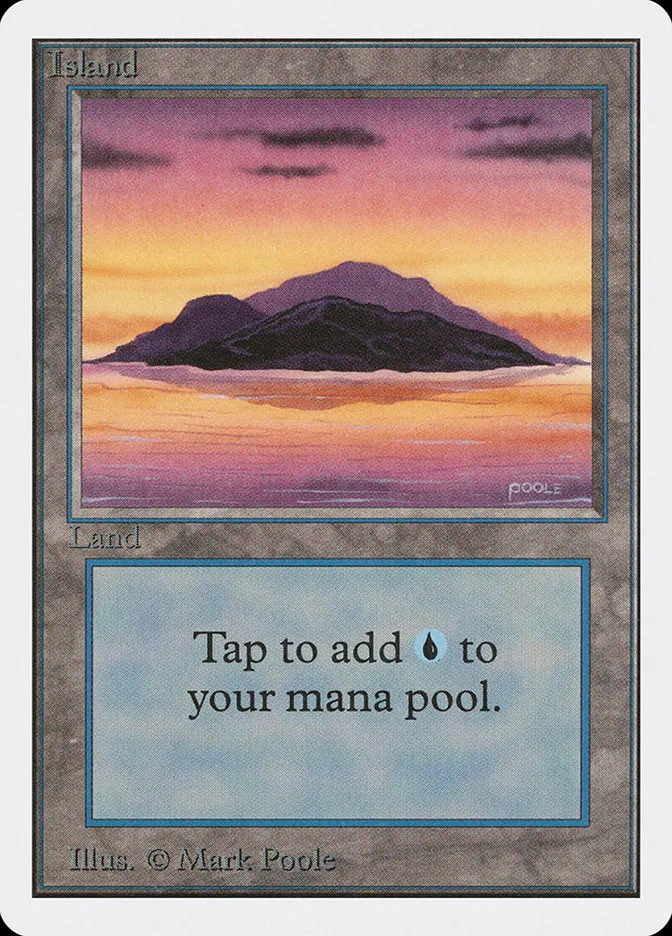 1993 Unlimited Edition Island common #291 common card image