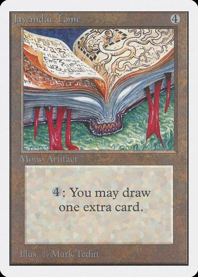 1993 Unlimited Edition Jayemdae Tome rare #255 rare card image
