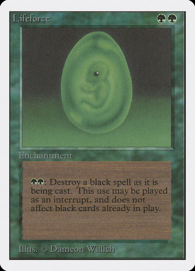 1993 Unlimited Edition Lifeforce uncommon #207 uncommon card image