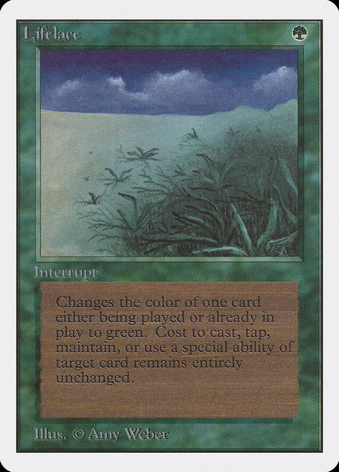 1993 Unlimited Edition Lifelace rare #208 rare card image