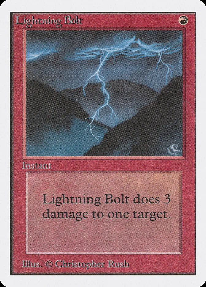 1993 Unlimited Edition Lightning Bolt common #162 common card image