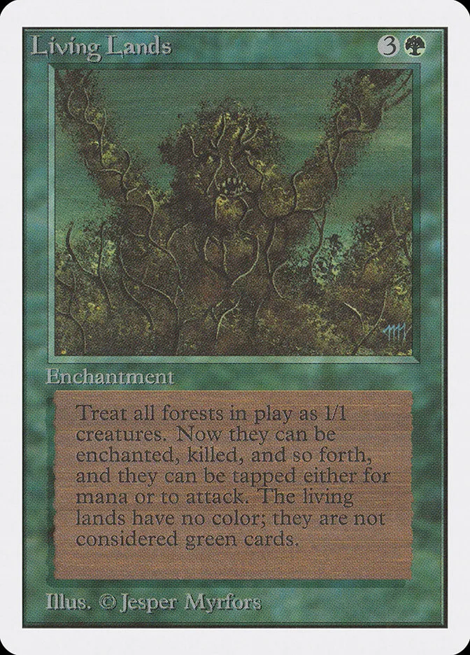 1993 Unlimited Edition Living Lands rare #210 rare card image