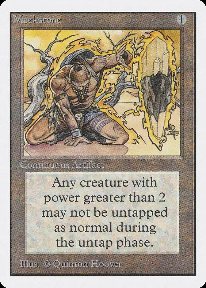 1993 Unlimited Edition Meekstone #261 rare card image