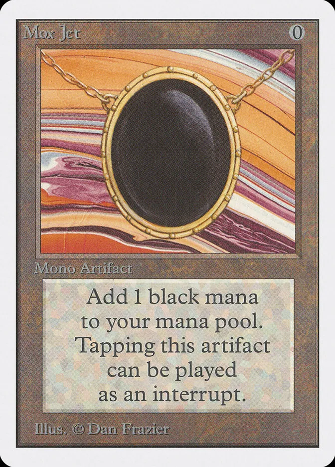 1993 Unlimited Edition Mox Jet rare #263 rare card image