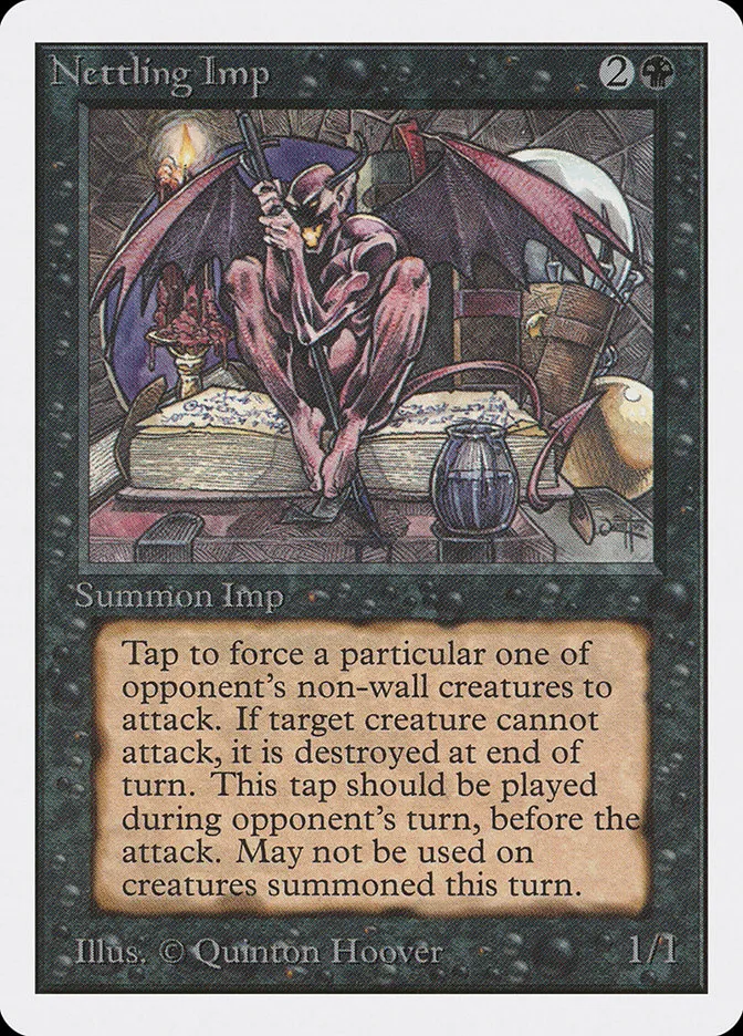 1993 Unlimited Edition Nettling Imp uncommon #118 uncommon card image