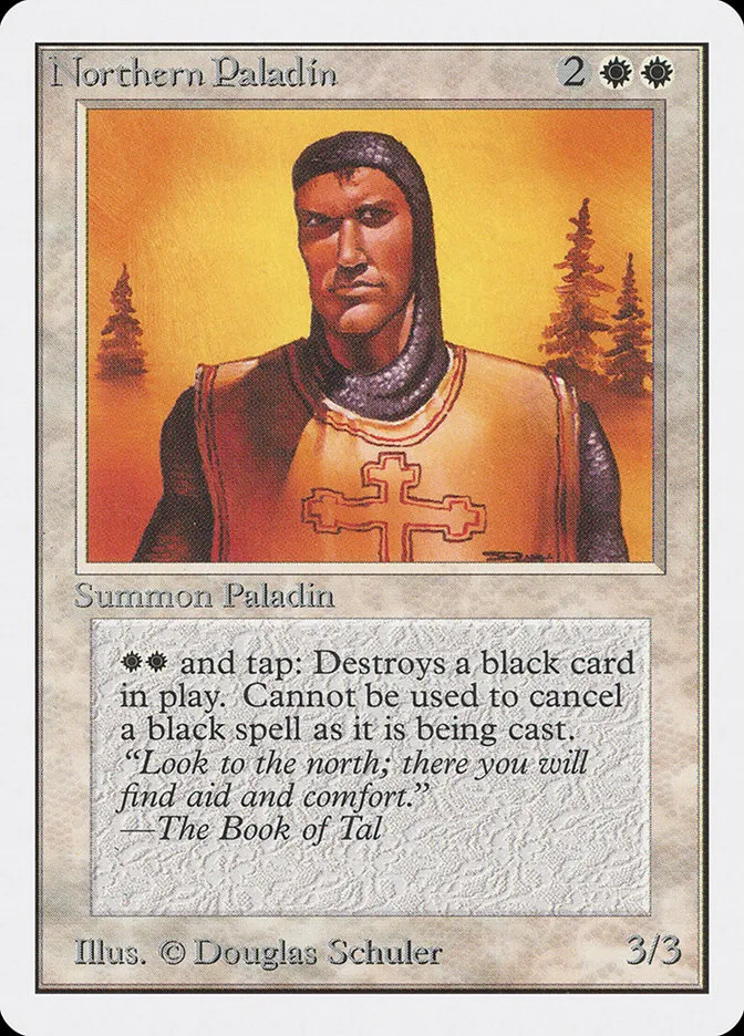 1993 Unlimited Edition Northern Paladin rare #30 rare card image