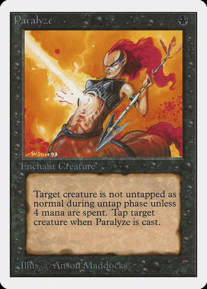 1993 Unlimited Edition Paralyze common #120 common card image