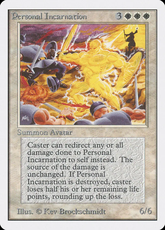 1993 Unlimited Edition Personal Incarnation rare #32 rare card image