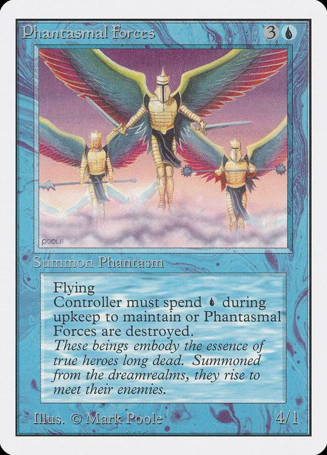 1993 Unlimited Edition Phantasmal Forces uncommon #68 uncommon card image