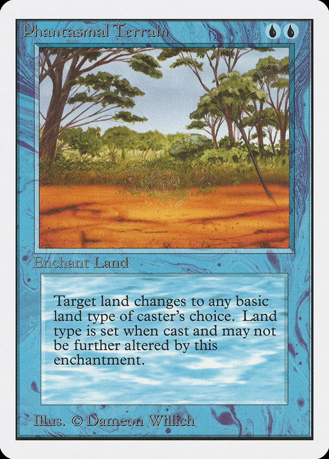 1993 Unlimited Edition Phantasmal Terrain common #69 common card image