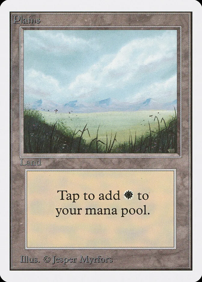 1993 Unlimited Edition Plains [C] common #288 common card image