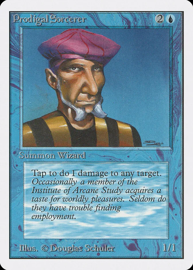 1993 Unlimited Edition Prodigal Sorcerer common #74 common card image
