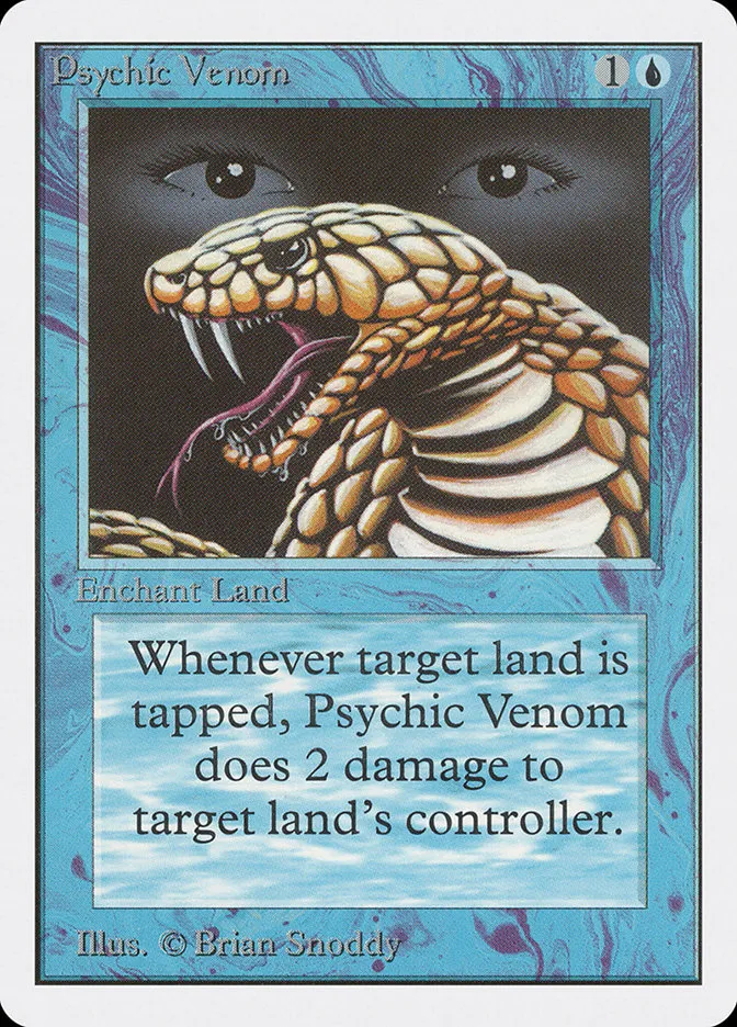 1993 Unlimited Edition Psychic Venom common #76 common card image