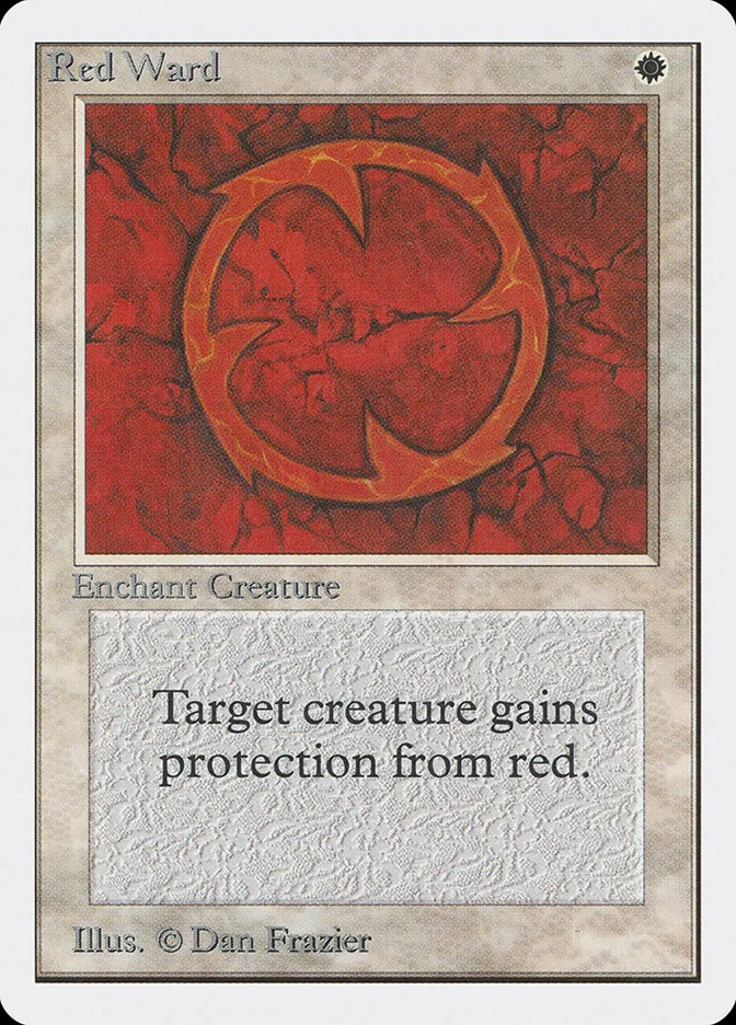 1993 Unlimited Edition Red Ward uncommon #34 uncommon card image