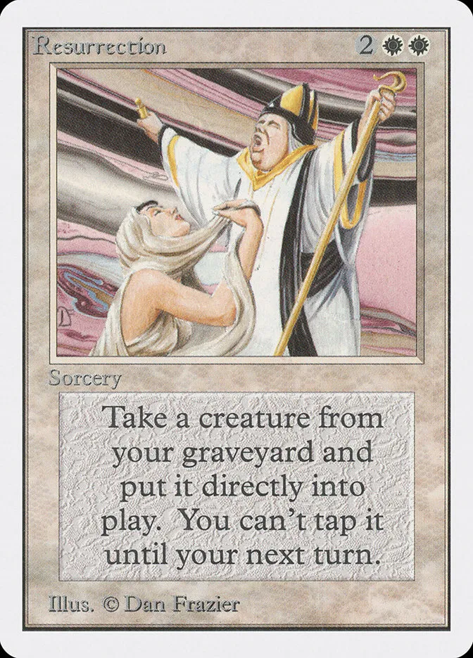 1993 Unlimited Edition Resurrection uncommon #35 uncommon card image