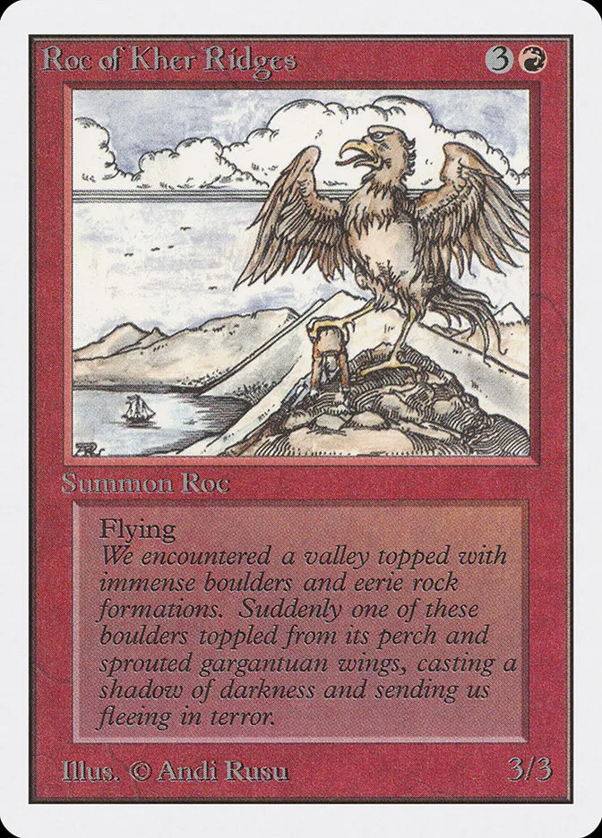 1993 Unlimited Edition Roc of Kher Ridges #171 rare card image