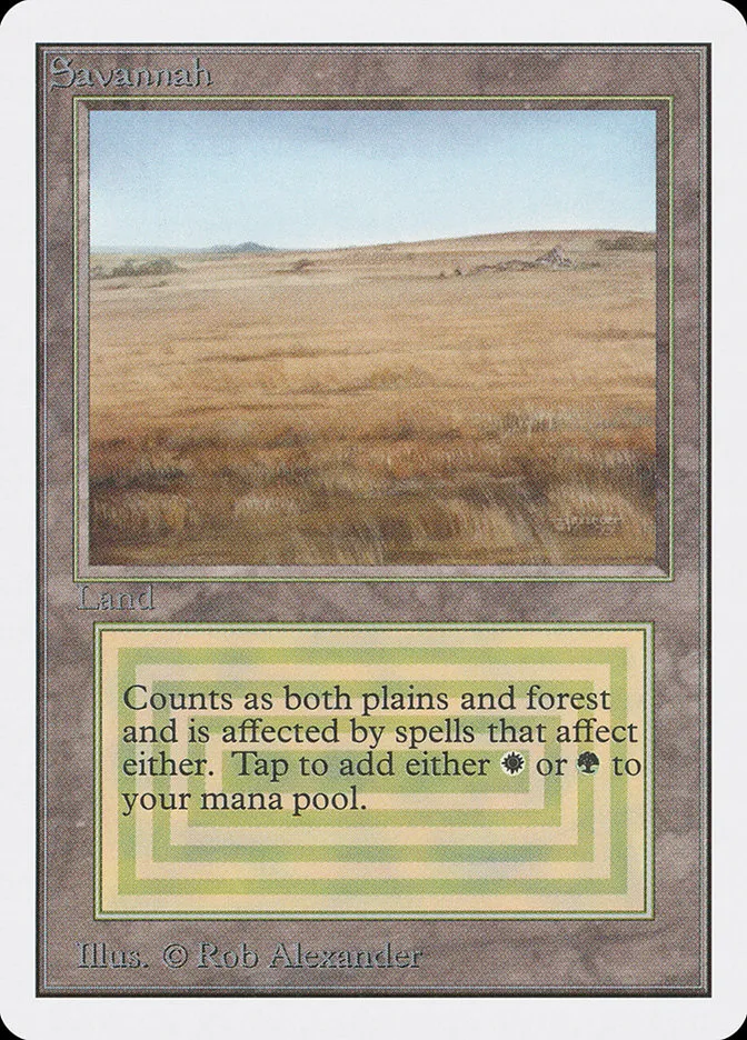 1993 Unlimited Edition Savannah rare #281 rare card image