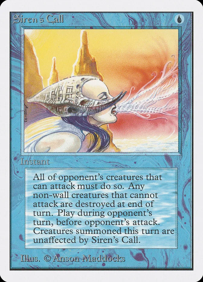 1993 Unlimited Edition Siren's Call uncommon #78 uncommon card image