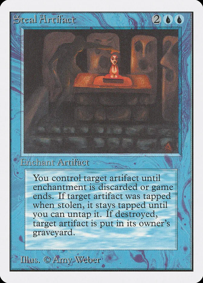 1993 Unlimited Edition Steal Artifact uncommon #82 uncommon card image