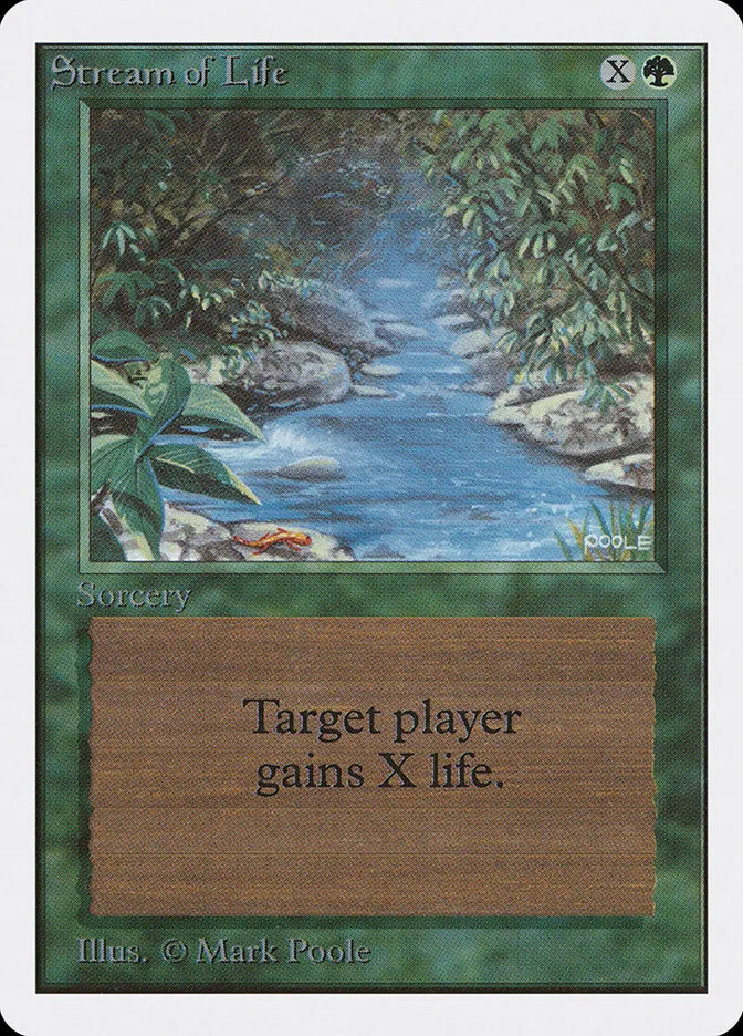 1993 Unlimited Edition Stream of Life #218 common card image