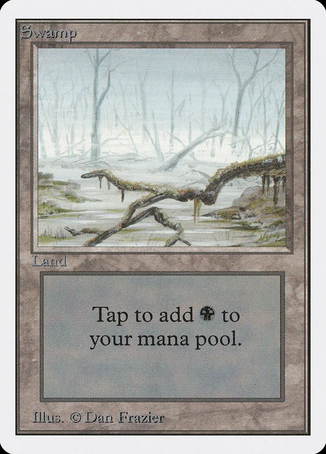 1993 Unlimited Edition Swamp common #294 common card image