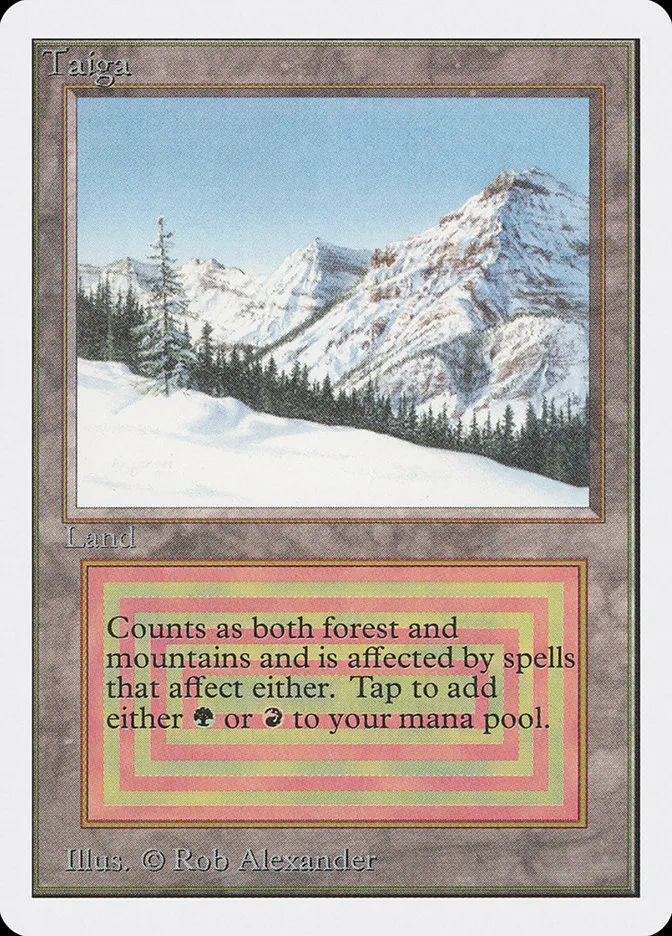 1993 Unlimited Edition Taiga rare #283 rare card image