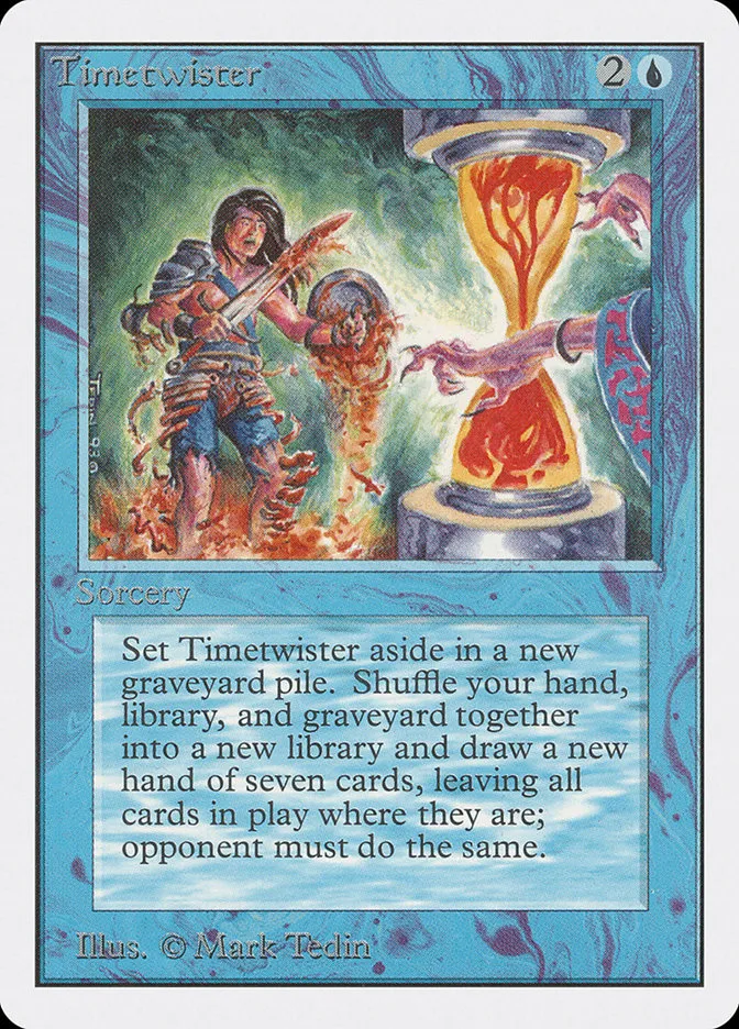 1993 Unlimited Edition Timetwister rare #85 rare card image