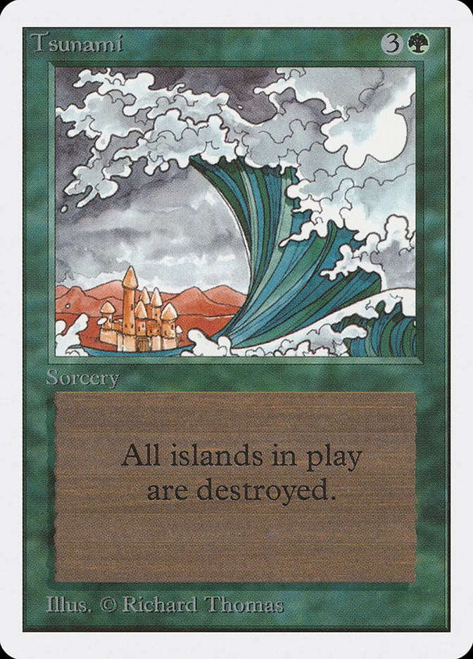 1993 Unlimited Edition Tsunami #222 uncommon card image