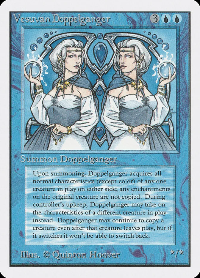 1993 Unlimited Edition Vesuvan Doppelganger rare #88 rare card image