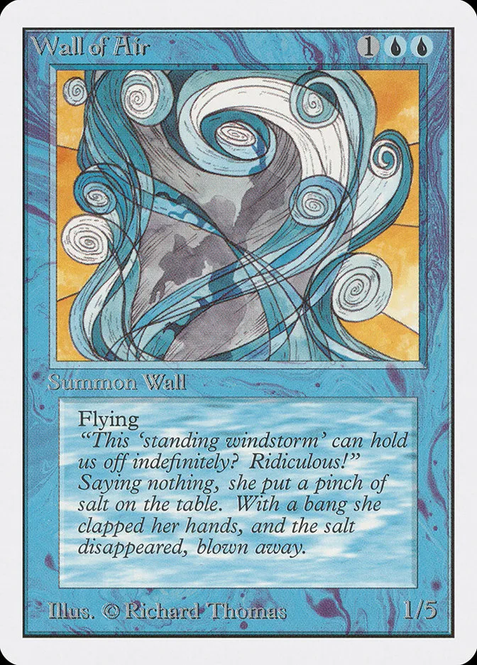1993 Unlimited Edition Wall of Air #90 uncommon card image