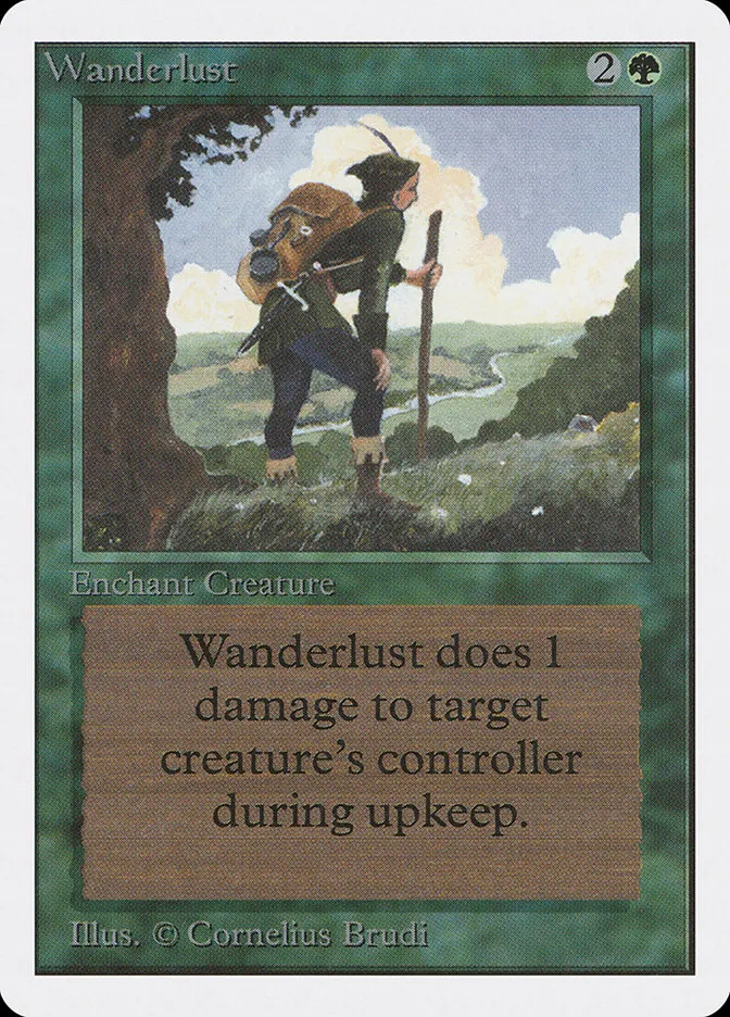 1993 Unlimited Edition Wanderlust uncommon #227 uncommon card image