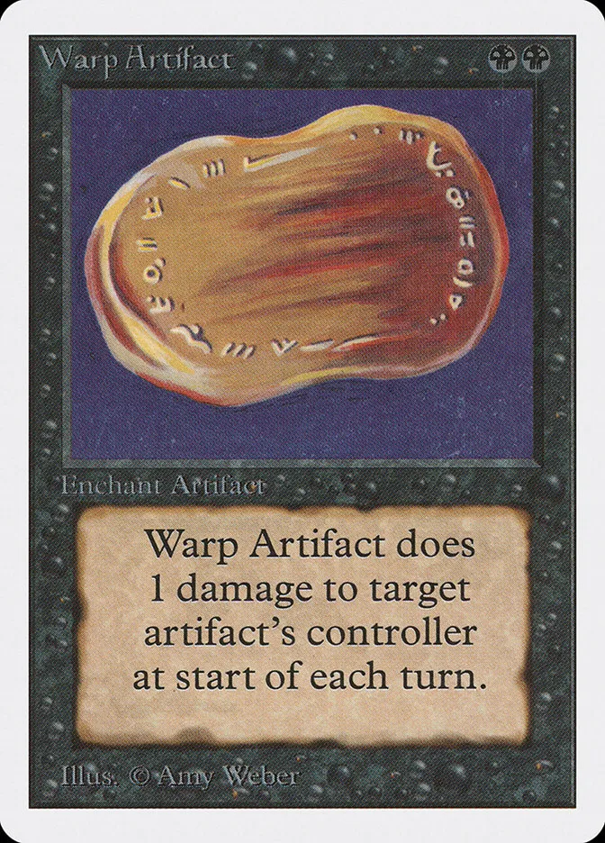 1993 Unlimited Edition Warp Artifact #134 rare card image