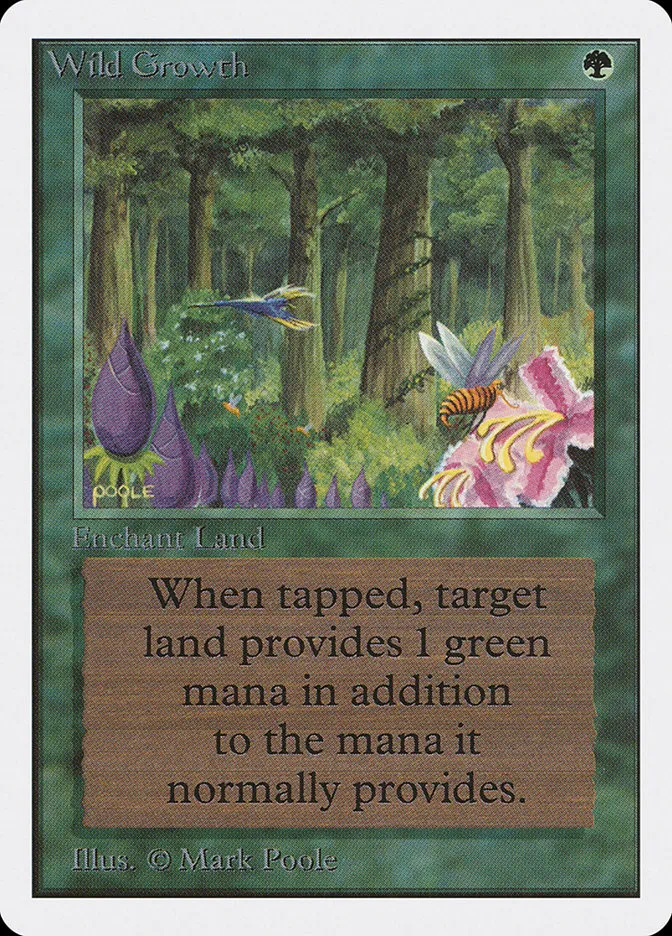 1993 Unlimited Edition Wild Growth #230 common card image