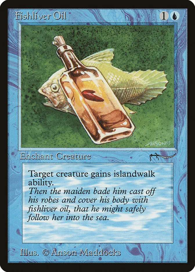 1993 Arabian Nights Fishliver Oil common #13† common card image