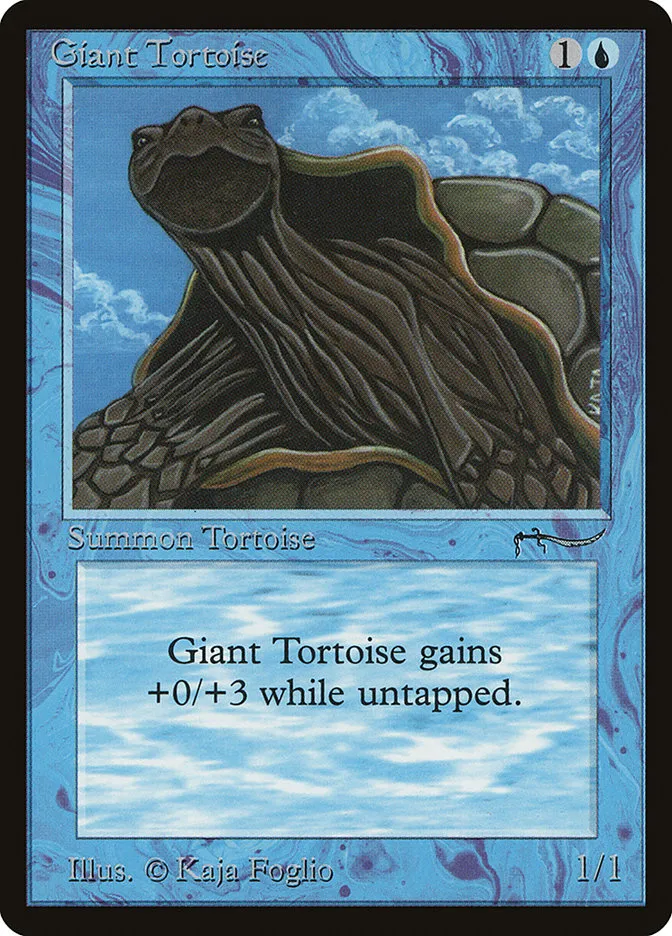 1993 Arabian Nights Giant Tortoise common #15† common card image