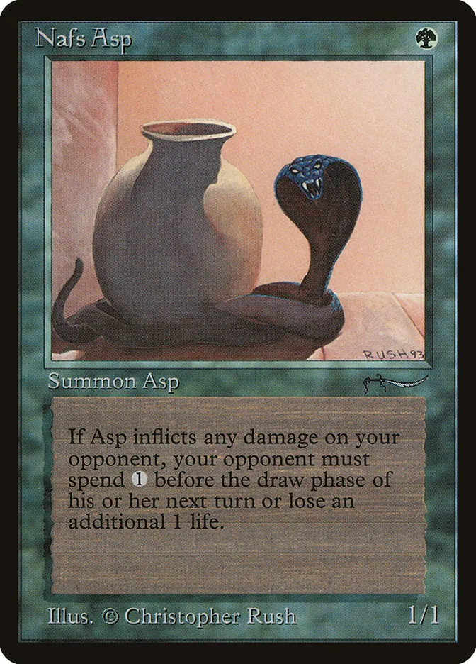 1993 Arabian Nights Nafs Asp common #52† common card image
