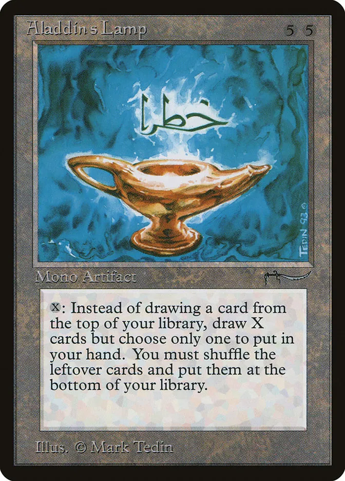 1993 Arabian Nights Aladdin's Lamp rare #56 rare card image