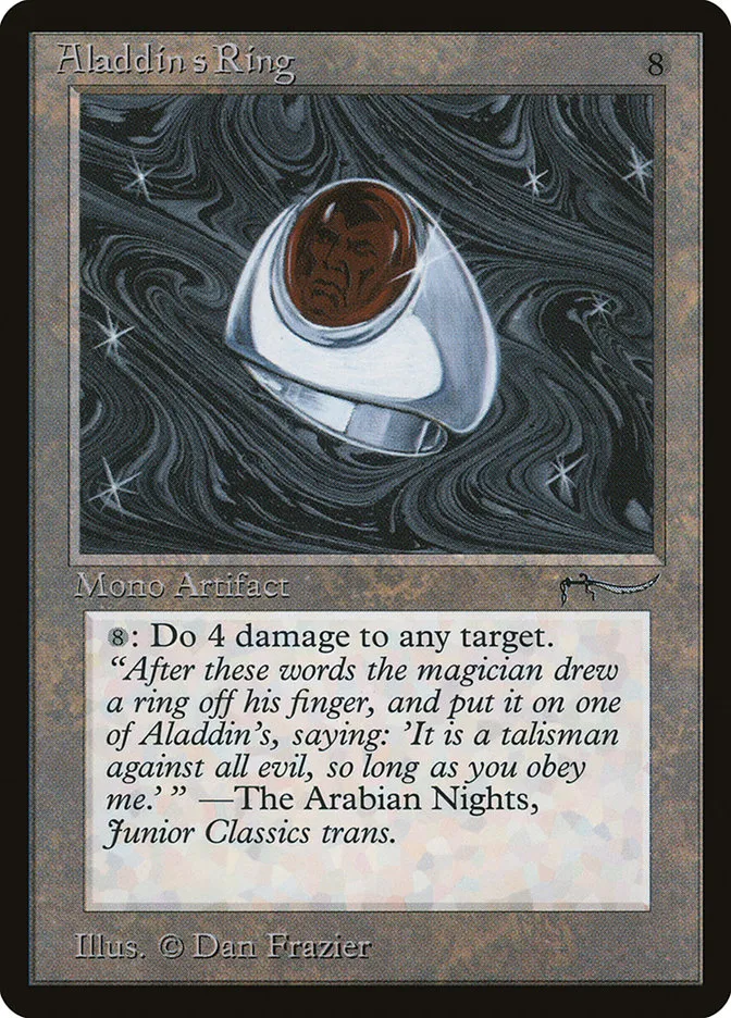 1993 Arabian Nights Aladdin's Ring #57 rare card image