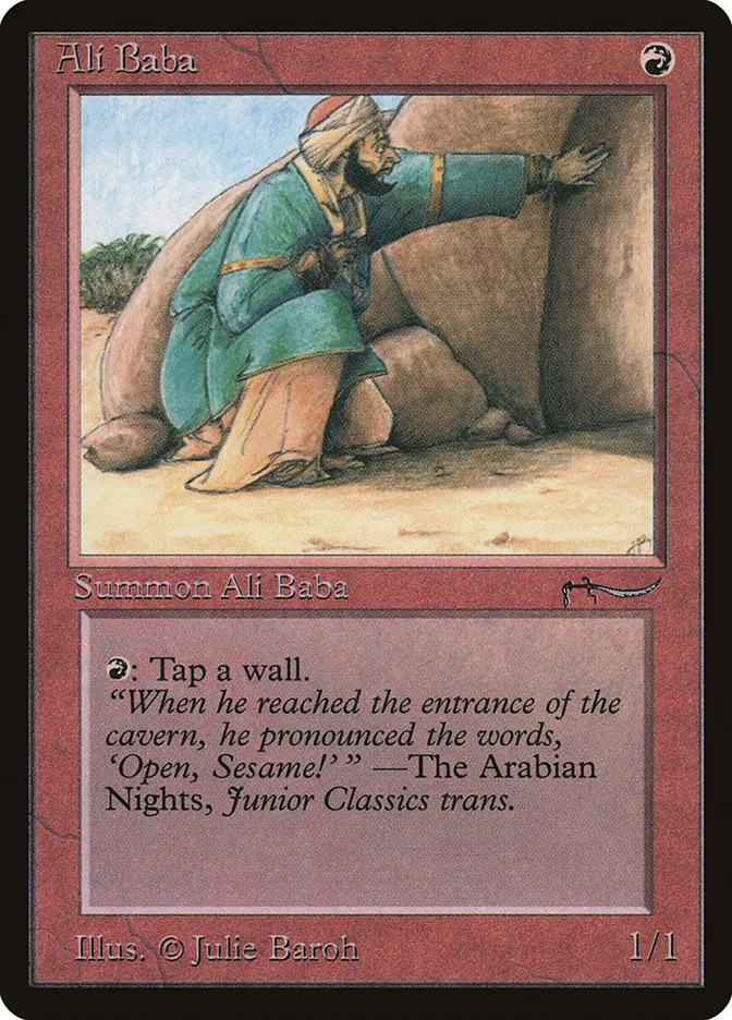 1993 Arabian Nights Ali Baba uncommon #35 uncommon card image