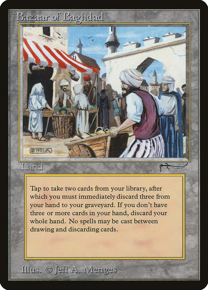 1993 Arabian Nights Bazaar of Baghdad uncommon #70 uncommon card image
