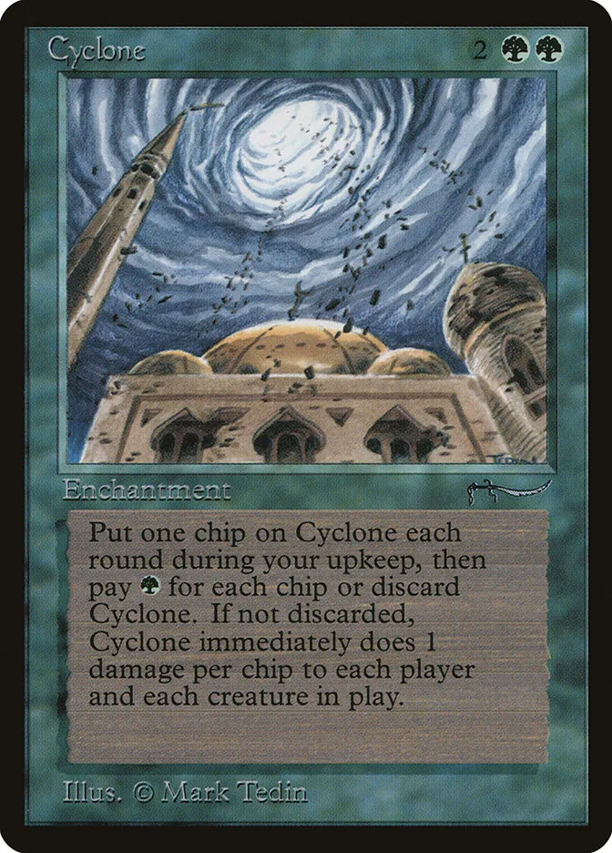 1993 Arabian Nights Cyclone uncommon #45 uncommon card image