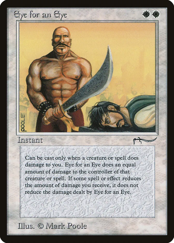 1993 Arabian Nights Eye for an Eye uncommon #4 uncommon card image
